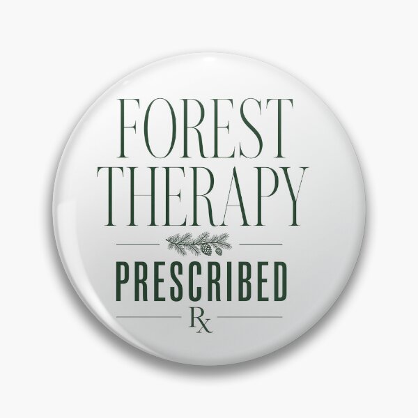 Item preview, Forest Therapy Prescribed Nature Hiking Wellness Typography Tee Sticker Nature Lover Gift designed and sold by sharifex.