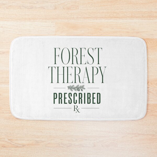 Item preview, Forest Therapy Prescribed Nature Hiking Wellness Typography Tee Sticker Nature Lover Gift designed and sold by sharifex.