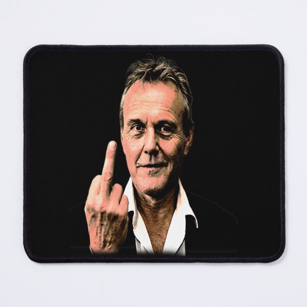 Item preview, Anthony-Head Middle Finger Funny Portrait designed and sold by darkanimal.