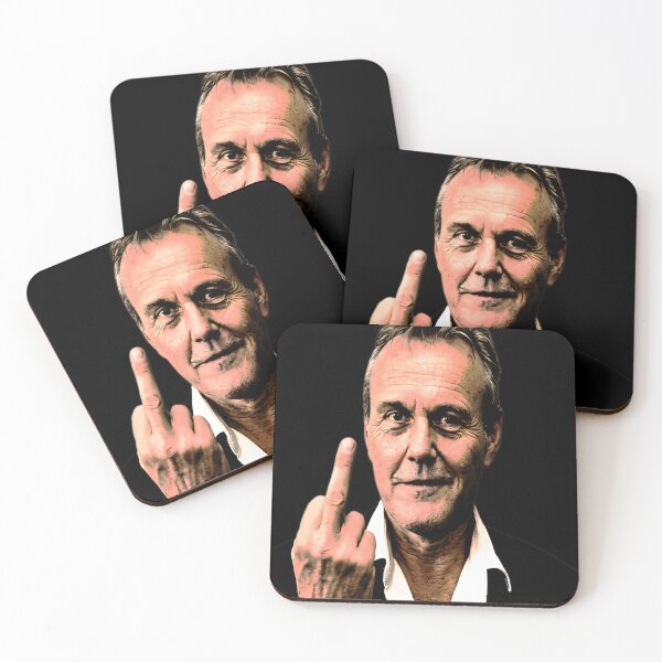 Item preview, Anthony-Head Middle Finger Funny Portrait designed and sold by darkanimal.