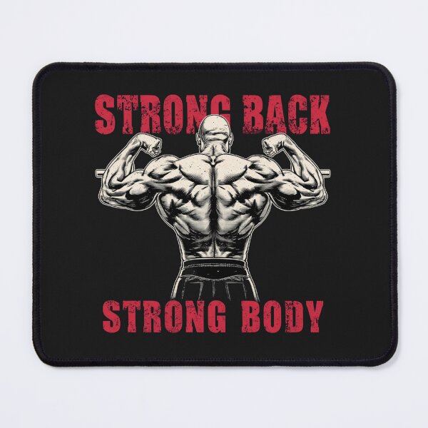 Item preview, Strong Back Strong Body Trend – Vintage Bodybuilding Design, Powerful Muscular Back Graphic designed and sold by Sparkofart07.