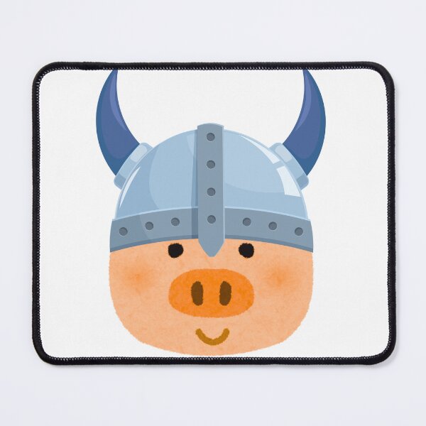 Item preview, Cute Viking Pig Funny Nordic Warrior designed and sold by CrownINDesign.