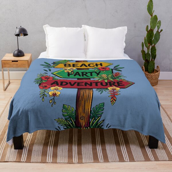 Item preview, Tropical Beach Party Adventure Sign with Parrot designed and sold by digitalbob60.