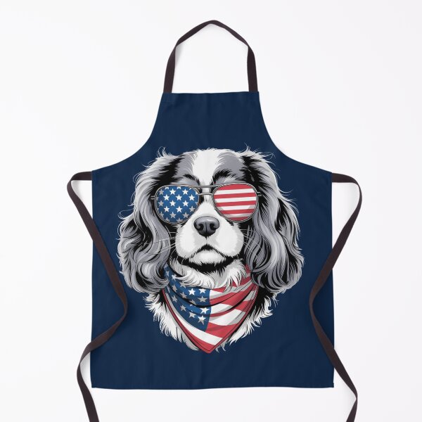 Item preview, Patriotic Dog – American Flag Sunglasses & Bandana USA Pride T-shirt designed and sold by ZyxDes.