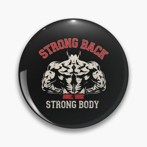 Item preview, Strong Back Strong Body Trend – Vintage Bodybuilding Design, Powerful Muscular Back Graphic designed and sold by Sparkofart07.