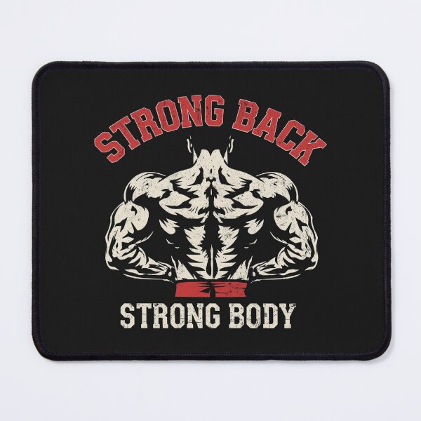 Item preview, Strong Back Strong Body Trend – Vintage Bodybuilding Design, Powerful Muscular Back Graphic designed and sold by Sparkofart07.
