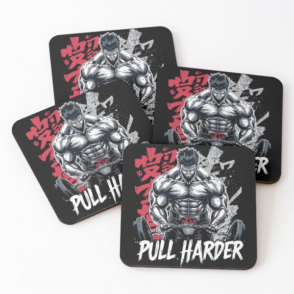 Item preview, PULL HARDER – Anime Gym Warrior Streetwear | Berserk & Shonen Inspired Fitness Design designed and sold by Sparkofart07.