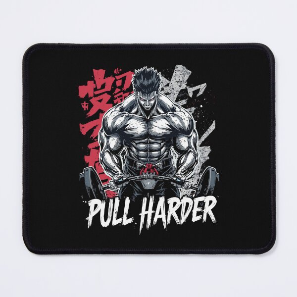 Item preview, PULL HARDER – Anime Gym Warrior Streetwear | Berserk & Shonen Inspired Fitness Design designed and sold by Sparkofart07.