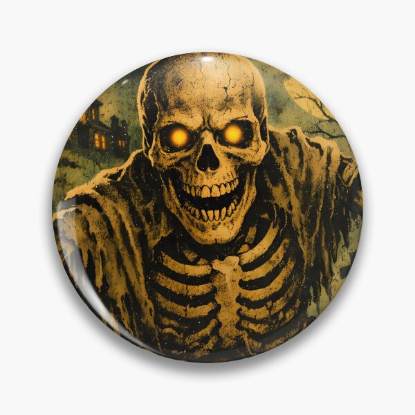 Item preview, Grim Reaper Skeleton Rising From The Grave Vintage Horror Art designed and sold by GrimDesignsx.