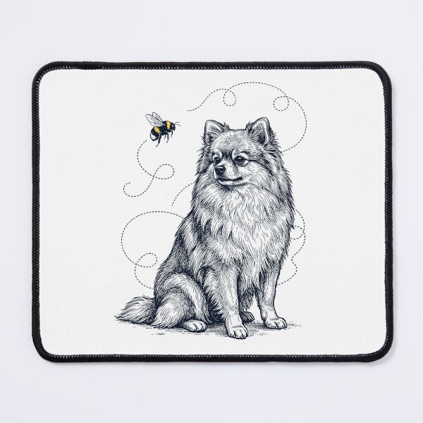 Item preview, Pomeranian Bumble Bee Honeybee Dog Lover designed and sold by Kimberley King Art  King Art.