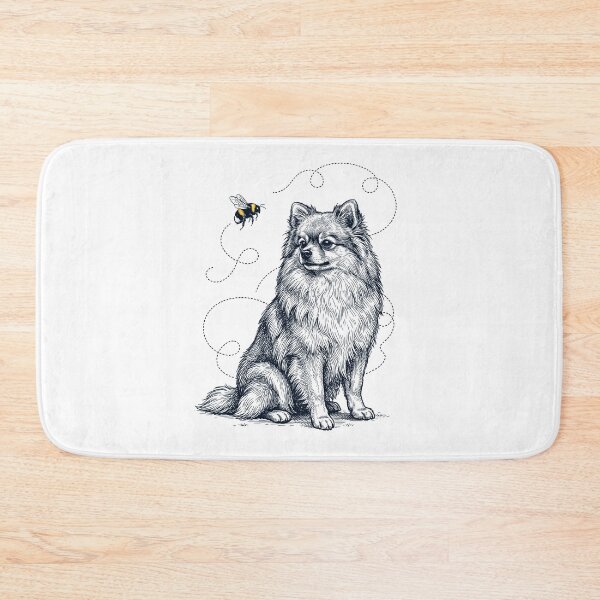 Item preview, Pomeranian Bumble Bee Honeybee Dog Lover designed and sold by Kimberley King Art  King Art.