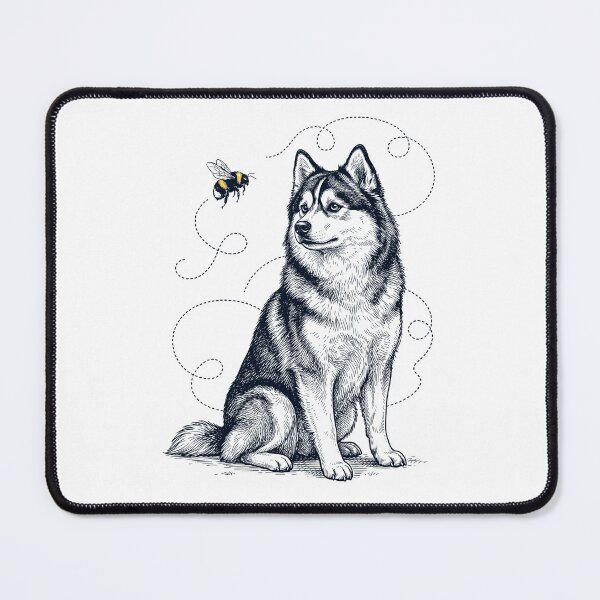 Item preview, Pomsky Bumble Bee Honeybee Dog Lover designed and sold by Kimberley King Art  King Art.