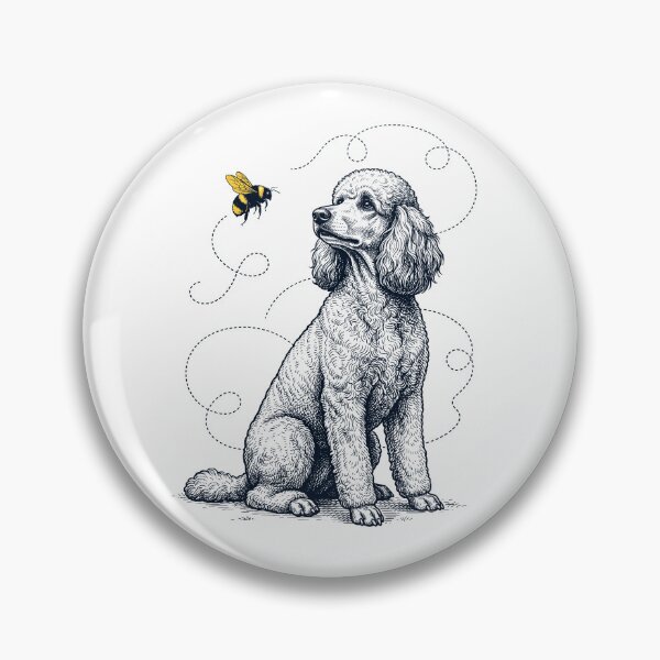 Item preview, Poodle Bumble Bee Honeybee Dog Lover designed and sold by Kimberley King Art  King Art.