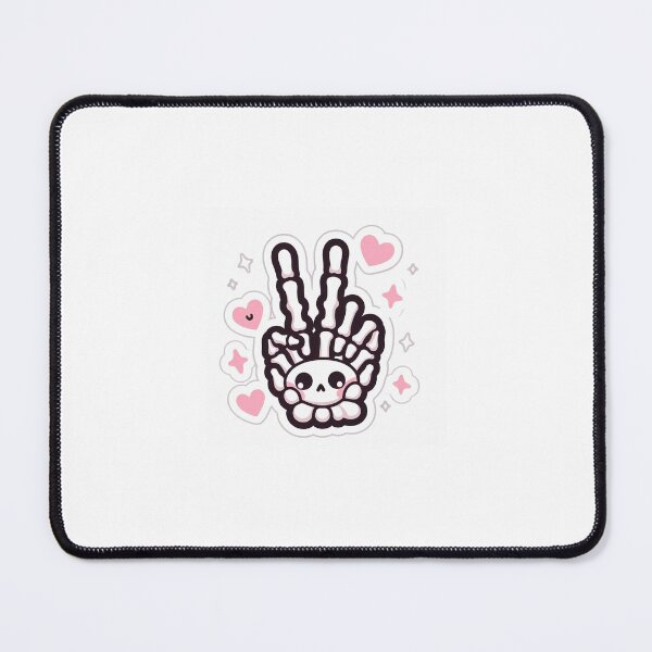 Item preview, Kawaii Halloween Skeleton Hand Sticker designed and sold by PastelPawsArt.