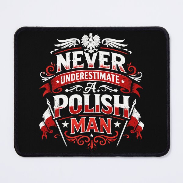 Item preview, Never Underestimate a Polish Man – Polish proverb designed and sold by Pineapple-Tree.
