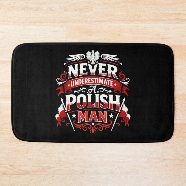 Item preview, Never Underestimate a Polish Man – Polish proverb designed and sold by Pineapple-Tree.