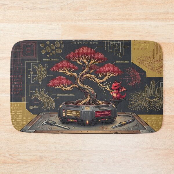 Item preview, The Scalability Blueprint: Red Dragon Bonsai Workshop designed and sold by MarkRemarkable.