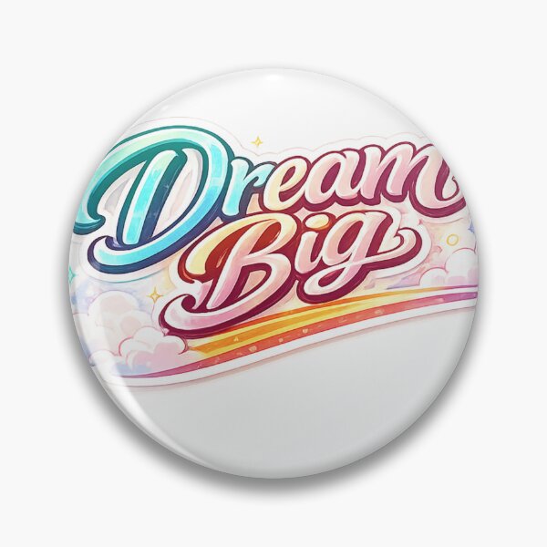 Item preview, Dream Big Sticker | Inspirational Quote Design | Motivational Typography Art designed and sold by Nilucreations.