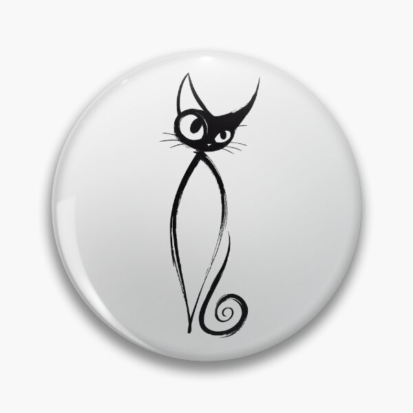 Item preview, Cat Mom Minimalist Black Cat Gift for Women designed and sold by PixelQ.