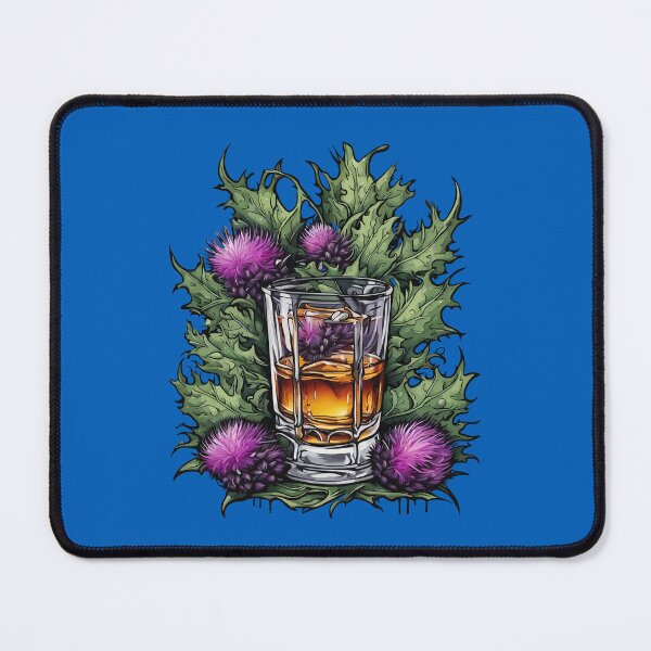 Item preview, A Wee Dram For The Bard Of Scotland With Thistle designed and sold by taiche.