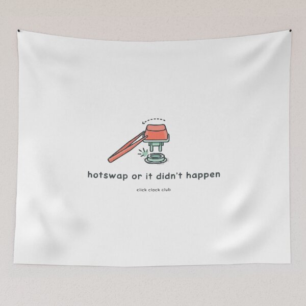 Item preview, Hotswap Or It Didn't Happen Click Clack Club designed and sold by Bianca Oltean.