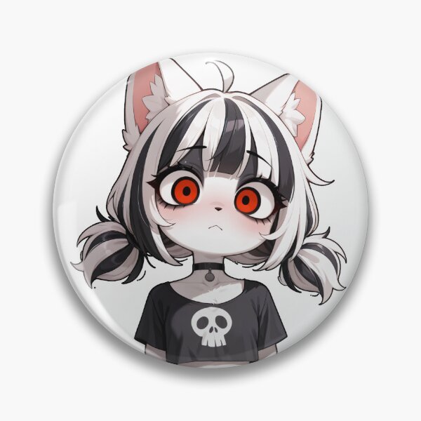 Item preview, Kat the Mall Goth designed and sold by CeluniaMoon's Art - Cute Furry, Anime, and More! .