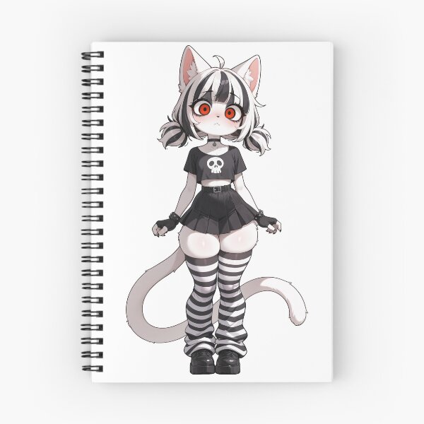 Item preview, Kat the Mall Goth designed and sold by CeluniaMoon's Art - Cute Furry, Anime, and More! .
