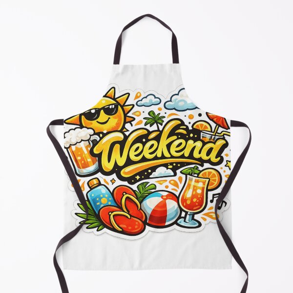 Item preview, Weekend Sticker | Fun Weekend Vibes Design | Relax and Enjoy Typography designed and sold by Nilucreations.