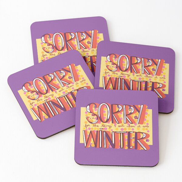 Item preview, Sorry Winter designed and sold by elephantfeathercreative.