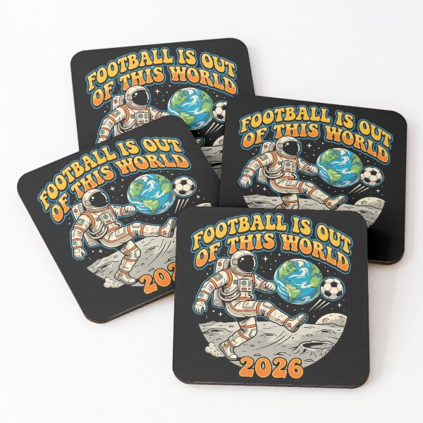 Item preview, Football Is Out Of This World Astronaut Moon — Soccer 2026 designed and sold by David Mateo ArtWorks.