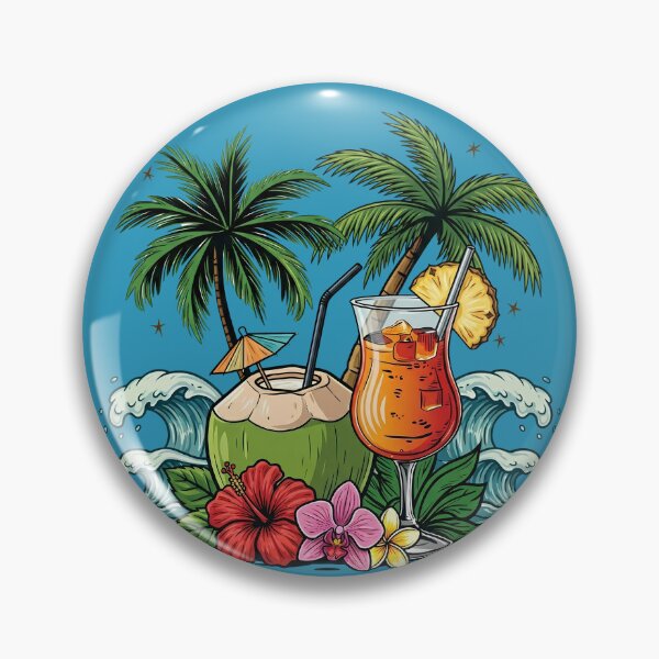 Item preview, Tropical Beach Summer Cocktail designed and sold by digitalbob60.
