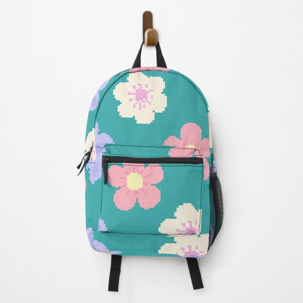 Item preview, Pastel Pixel Floral Seamless Pattern designed and sold by HappySunday001.