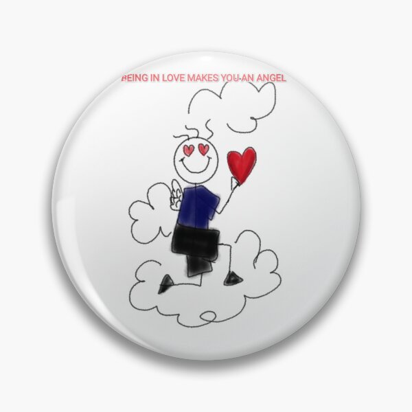 Item preview, Minimalist retro stick man in love funny sticker  designed and sold by Shukasya-Arts.