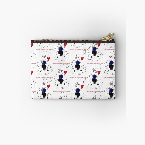 Item preview, Minimalist retro stick man in love funny sticker  designed and sold by Shukasya-Arts.