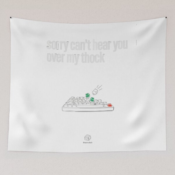 Item preview, Sorry Can't Hear You Over My Thock Keyboard designed and sold by Bianca Oltean.
