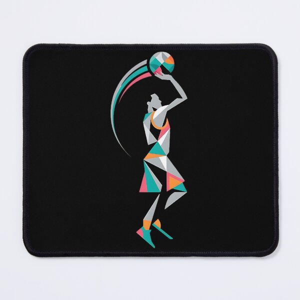 Item preview, Geometric Polygon Basketball Player Jump Shot Art designed and sold by onjcdesign.