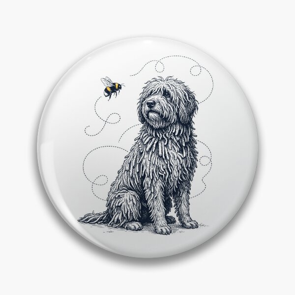 Item preview, Puli Bumble Bee Honeybee Dog Lover designed and sold by Kimberley King Art  King Art.
