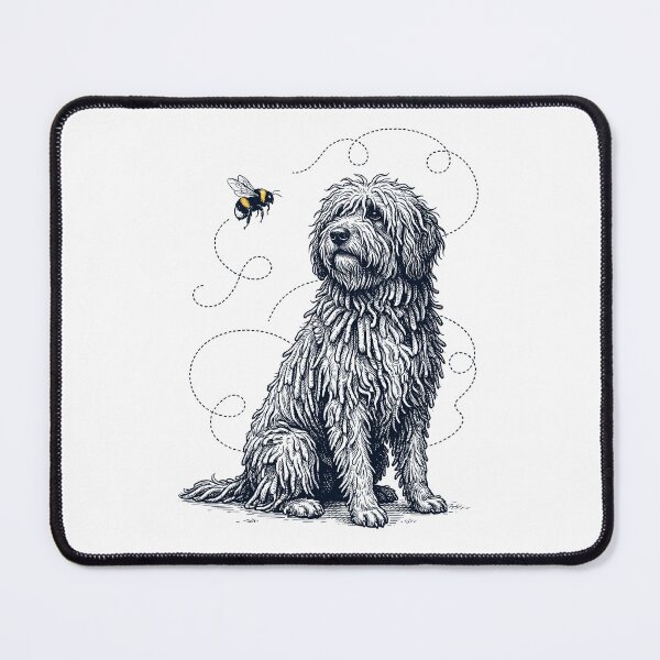 Item preview, Puli Bumble Bee Honeybee Dog Lover designed and sold by Kimberley King Art  King Art.