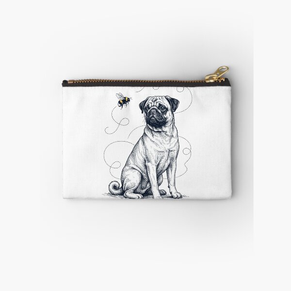 Item preview, Pug Bumble Bee Honeybee Dog Lover designed and sold by Kimberley King Art  King Art.