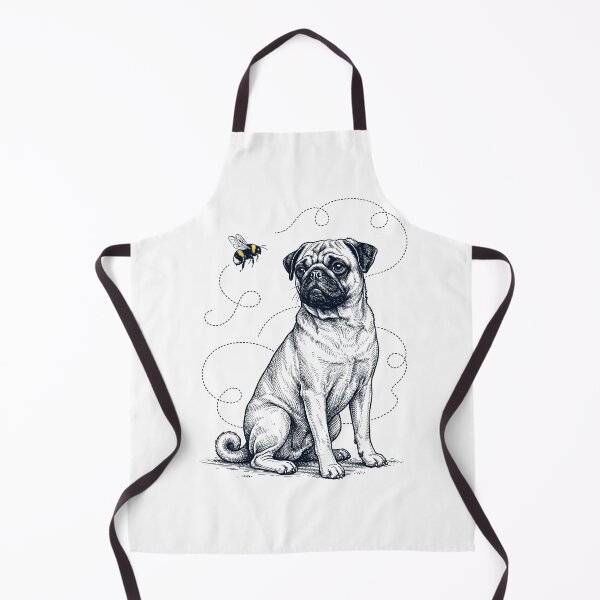 Item preview, Pug Bumble Bee Honeybee Dog Lover designed and sold by Kimberley King Art King Art.
