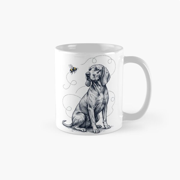Item preview, Redbone Coonhound Bumble Bee Honeybee Dog Lover designed and sold by Kimberley King Art  King Art.