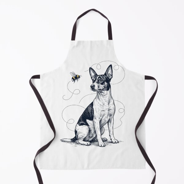 Item preview, Rat Terrier Bumble Bee Honeybee Dog Lover designed and sold by Kimberley King Art King Art.