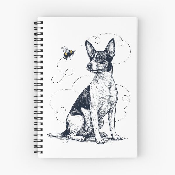 Item preview, Rat Terrier Bumble Bee Honeybee Dog Lover designed and sold by Kimberley King Art  King Art.
