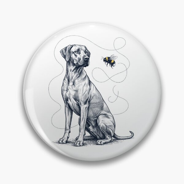 Item preview, Rhodesian Ridgeback Bumble Bee Honeybee Dog Lover designed and sold by Kimberley King Art  King Art.