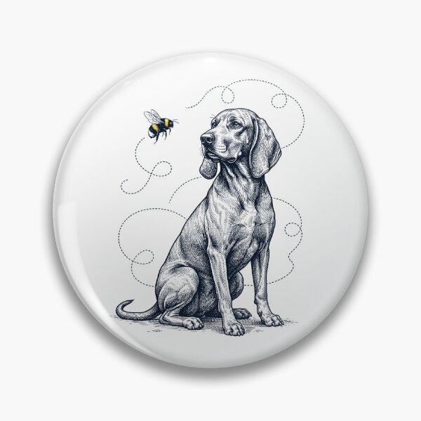Item preview, Redbone Coonhound Bumble Bee Honeybee Dog Lover designed and sold by Kimberley King Art  King Art.