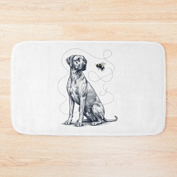 Item preview, Rhodesian Ridgeback Bumble Bee Honeybee Dog Lover designed and sold by Kimberley King Art  King Art.