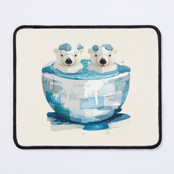 Item preview, Cold Plunge Ice Bath Polar Bears designed and sold by Karin Taylor.