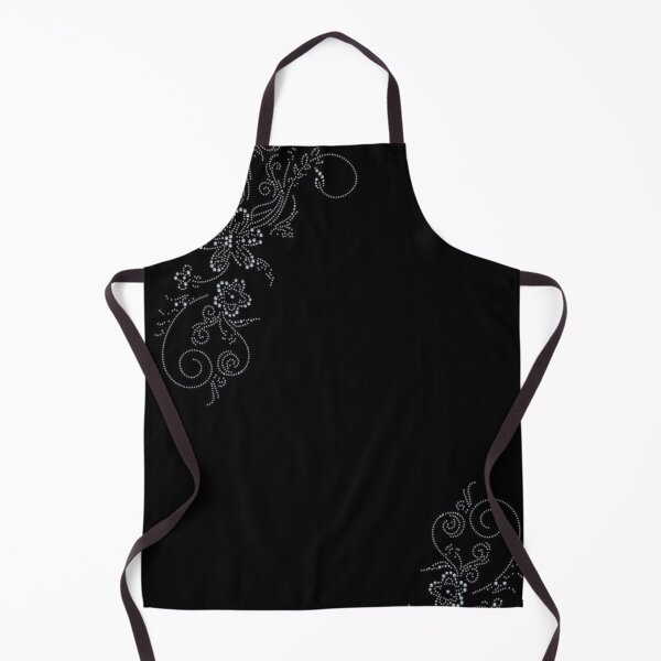 Item preview, gothic alt black floral with swirls designed and sold by thisisaz.