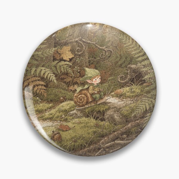 Item preview, Forest Pixie's Snail-Back Ride designed and sold by PictorialWhimsy.