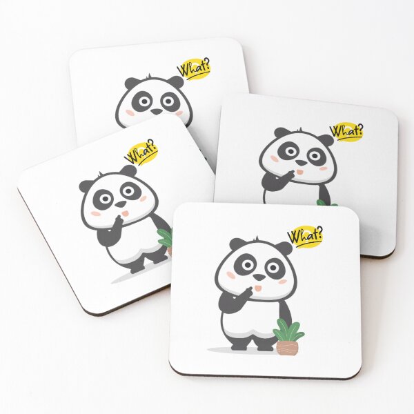 Item preview, Kawaii Surprised Panda What! designed and sold by yuki-hana.